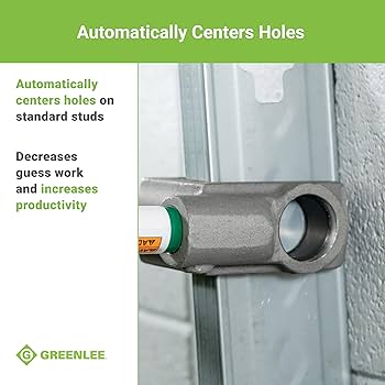 ゲットインザホール　LB100S Greenlee 710 Metal Stud Punch, 1-11/32-Inch Diameter